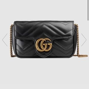 Gucci Marmont Matelasse Leather Crossbody Bag